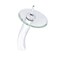 Novatto CHIARO Glass Vessel Bathroom Sink Set, Brushed Nickel/Clear Glass NSFC-324C001BNC - alternate 4